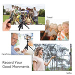 All In One Portable 40 Inch Aluminum Alloy Selfie Stick Phone Tripod With Wireless Remote Shutter For Iphone 11 Pro Xs Max Xr X 8 7 6 Plus Android Samsung Smartphone Vlogging Live Stream