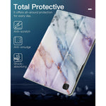 Dadanism For Samsung Tab A7 Case 10 4 Inch Sm T500 T505 T507 Multi Angle Viewing Folio Stand Cover With Pocket For Samsung Galaxy Tab A7 Tablet 2020 Purple Marble
