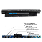 New Xcmrd 14 8V 40Wh Laptop Battery Compatible With Dell Inspiron 15 3000 3521 3537 3542 3543 15R 5537 5521 17 3737 3721 14 3421 14R 5421 17R 5737 Latitude 3540 P28F V8Vnt N121Y 4 Cells Replacement