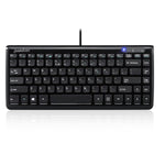 Perixx Periboard 407 Wired Mini Usb Keyboard With 11 Hot Keys Piano Black 1