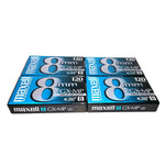 Maxell 8Mm Gx Mp 120 Video Camcorder Tapes 4 Pack