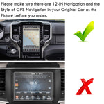 Ram Screen Protector For Dodge Ram 2019 2020 2021 High Definition 9H Hardness Clear Anti Glare Scratch Fingerprint Tempered Glass Center Uconnect 12 Inch Touch Navigation Screen Protector