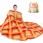 Giant Funny Realistic Food Throw Blanket