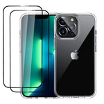 Anti Yellowing Crystal Clear Case For Iphone 13 Pro Max With 2 Pack Screen Protector Ultra Slim Thin Transparent Anti Scratch Shockproof Protective Phone Case For Iphone 13 Pro Max6 7 Inch 2021