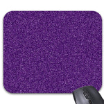 Purple Glitter Texture Mouse Pads Stylish Office Computer Accessory 9 X 7 5In 1