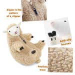 Cute Zipper Plushie Shaved Sheep Stuffed Toy