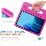 Bmouo Samsung Galaxy Tab A7 10 4 Case For Kids Galaxy Tab A7 10 4 Case Lightweight Shockproof Convertible Handle Stand Kids Case For Samsung Galaxy Tab A7 10 4 Inch 2020 Sm T500 T505 T507 Rose