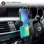 Air Vent Phone Holder Gravity Car Air Vent Mount With Auto Grip Invent Universal Smartphone Car Dock For Iphone Samsung Galaxy Motorola Huawei Devices And More Black