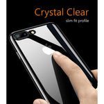 Torras Crystal Clear Designed For Iphone 8 Plus Case Iphone 7 Plus Case 10X Anti Yellowing Soft Silicone Shockproof Slim Thin Rubber Cover Cases For Iphone 8 Plus Iphone 7 Plus Black
