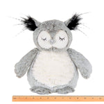 Owliver Grey Plush Owl Stuffed Animal 10 Inch Stuffed Toy