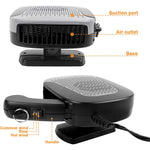 Portable 12V 150W Heater Car Fanwith Air Purification 2 In 1 Fast Heating
