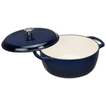 Cast Iron Covered Dutch Oven Enamled