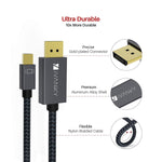Mini Displayport To Displayport Cable 3 3 Feet Ivanky 4K 60Hz 2K 144Hz Mini Dp To Dp Cable Thunderbolt To Displayport Cable Compatible With Macbook Air Pro Surface Pro Dock And More Space Grey