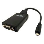 Accell Micro Hdmi Hdmi D Male To Vga Female Adapter Resolutions Up To 1920X1200 Wuxga 60Hz