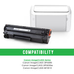 Linkyo Compatible Toner Cartridge Replacement For Canon 125 3484B001Aa Black