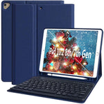 Ipad 8Th Generation Case With Keyboard Ipad 8Th Generation 2020 7Th Gen 2019 Keyboard Case With Pencil Holder Detachable Bluetooth Keyboard For Ipad 8Th Gen 2020 7Th Gen 2019 10 2 Incha Tablet Case