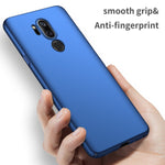 Arkour Lg G7 Thinq Case Lg G7 Case Minimalist Ultra Thin Slim Fit Smooth Matte Surface Hard Pc Cover For Lg G7 Thinq Smooth Blue