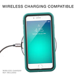 Iphone 7 8 Plus Drop Proof Lightweight Protective Wireless Charging Compatible Iphone Case Teal