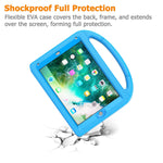 Kids Case For New Ipad 9 7 2018 2017 Built In Screen Protector Shockproof Light Weight Handle Convertible Stand Case For Apple Ipad 9 7 Inch 2018 6Th Generation 2017 5Th Gen Blue