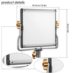 Neewer 2 Packs Dimmable Bi Color 480 Led Video Light And Stand Lighting Kit Includes 3200 5600K Cri 96 Led Panel With U Bracket 75 Inches Light Stand For Youtube Studio Photography Video Shooting