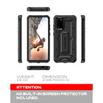 Vanguard Designed For Samsung Galaxy S20 Plus Case 2020 Release Military Grade Full Body Rugged With Built In Kickstand Black