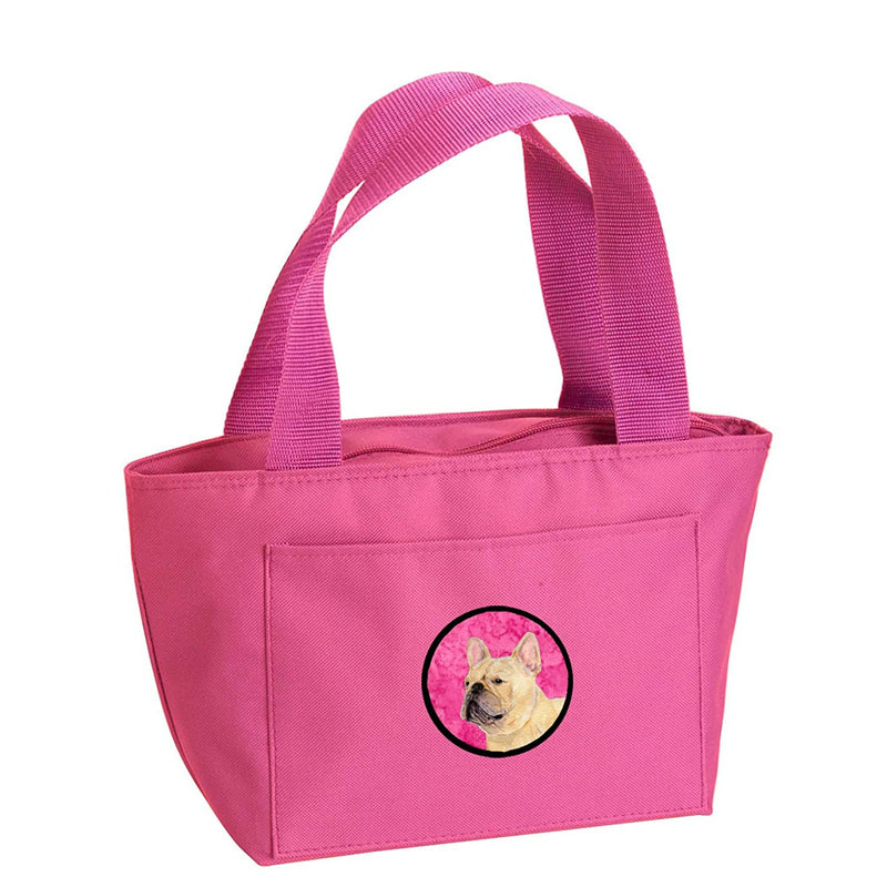 Carolines Treasures Ss4761 Pk 8808 Pink French Bulldog Lunch Bag Or Doggie Bag Ss4761 Pk Large Multicolor