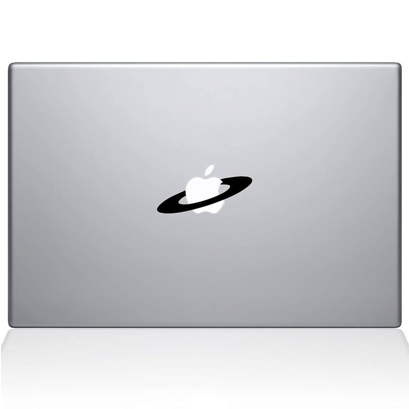 The Decal Guru 2068 Mac 13A Bla Saturns Rings Decal Vinyl Sticker Black 13 Macbook Air