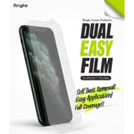 Ringke Dual Easy Film (2 Pack) Designed for iPhone 11 Pro Max Screen Protector (2019) and iPhone Xs Max Screen Protector (2018)