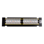 Cable Matters Ul Listed 12 Port Cat6 Cat 6 Vertical Mini Patch Panel With 89D Bracket