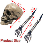 Realistic Skeleton Stakes Halloween Decoration