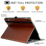 Ztotop Case For Ipad Air 10 5 3Rd Gen 2019 Ipad Pro 10 5 2017 Premium Leather Business Slim Folding Stand Folio Cover For New Ipad Tablet With Auto Wake Sleep Multiple Viewing Angles Brown