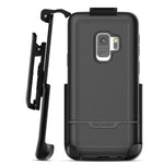 Heavy Duty Galaxy S9 Belt Case Rebel Series Rugged Case With Secure Clip Holster For Samsung Galaxy S9 Military Spec Drop Protection Smooth Black
