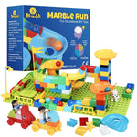 Marble Run Marble Runs Toy For Kids Diy Building Blocks Marble Runs Fun Educational Toys Gift 203Pcs
