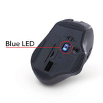 Verbatim Silent Ergonomic Wireless Blue Led Mouse Graphite