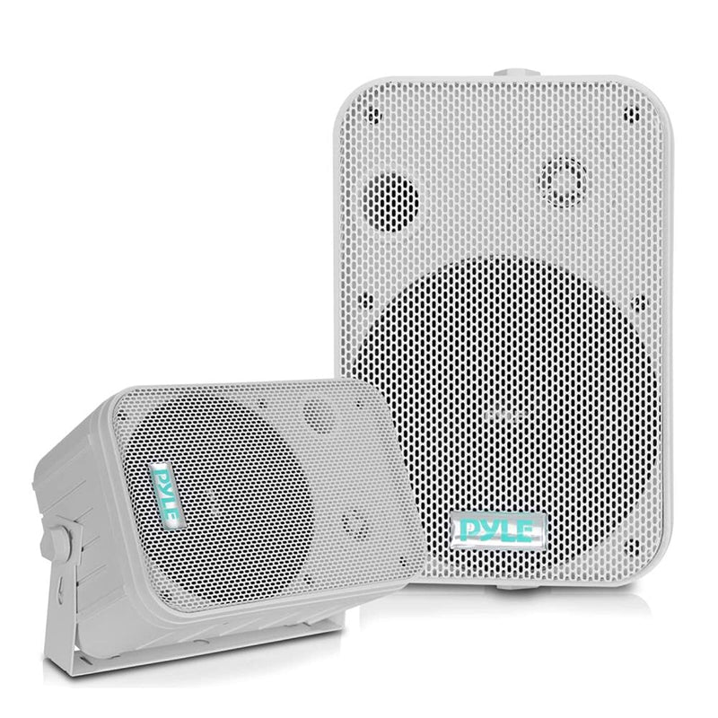 Dual Waterproof Outdoor Speaker System 6 5 Inch Pair Of Weatherproof Wall Ceiling Mounted Speakers W Heavy Duty Grill Universal Mount For Use In The Pool Patio Indoor Pdwr50W White