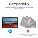 Amfilm Glass Screen Protector For Microsoft Surface Pro X Tempered Glass Screen Protector 2 Pack 2020