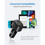 Newest Version Universal Car Cup Phone Holder Mount 13In Long Neck Adjustable Sturdy Car Charger 20W Pd 18W Qc 3 0Stable Gooseneck Automobile Cup Phone Mount
