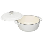 Cast Iron Covered Dutch Oven Enamled