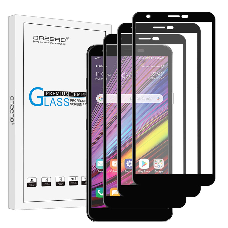 3 Pack Orzero Tempered Glass Screen Protector Compatible For Lg Aristo 4 Plus Lg Arena 2 Lg Prime 2 Lg X2 2019 9 Hardness Hd Anti Scratch Anti Fingerprint Bubble Free Replacement
