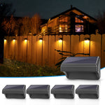 Solar Fence Lights Warm White