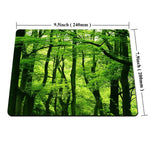 Smooffly Green Forest Mouse Pad Tropical Rainforest Trees Mouse Pad Beautiful Fresh Green Forest Personality Gaming Mouse Pad