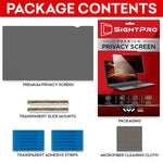 SightPro 13.3 Inch Laptop Privacy Screen Filter for 16:9 Edge-to-Edge Widescreen Display - Computer Monitor Privacy and Anti-Glare Protector