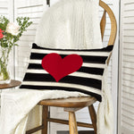 Valetines Day Special Love Heart Throw Pillow Cover