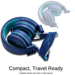 K11 Foldable Stereo Tangle Free Headset