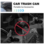 100 Waterproof Car Trash Bin Collapsible Portable Auto Garbage Bag