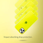 Barrier Case For Iphone 11 Pro Max 2019 6 5 Impact Absorbing Case With Full Body Protection And Raised Bezel Hi Energy Neon Yellow