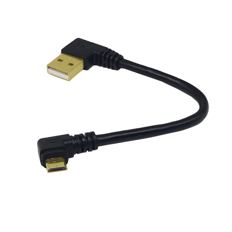 Sinloon Micro Usb Cable 90 Degree Right Angle Gold Plated 5 Pin Micro Usb Male Cable To Usb 2 0 Syncing Data Charge Cable Sinloon Hi Speed Cable Black 6 Inch