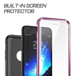 Designed For Iphone 8 Plus Case Iphone 7 Plus Case Full Body Rugged With Built In Screen Protector Heavy Duty Protection Slim Fit Shockproof Cover For Iphone 8 Plus2017 5 5 Inch Purple