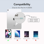 Esr Matte Case For Ipad Air 4 2020 10 9 Inch Translucent Back Cover Supports Pencil Wireless Charging Matte White