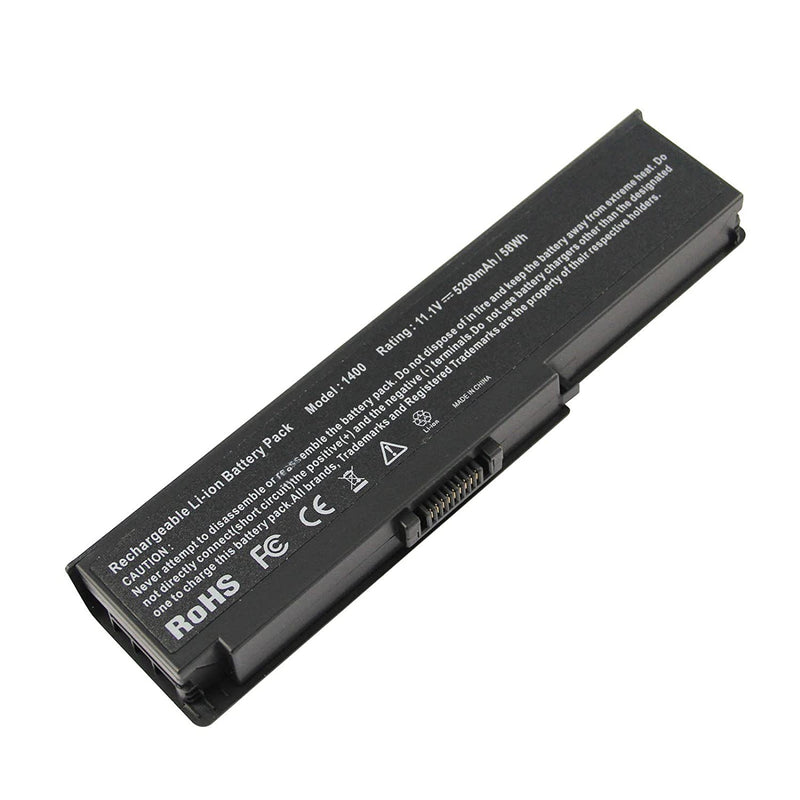 1420 Battery Compatible With Dell Inspiron 1400 1410 Vostro 1400 Fit Ft080 Ft092 Ft095 Kx117 Mn151 Nr433 Ww116 312 0543 312 0580 312 0584 312 05851 Pack